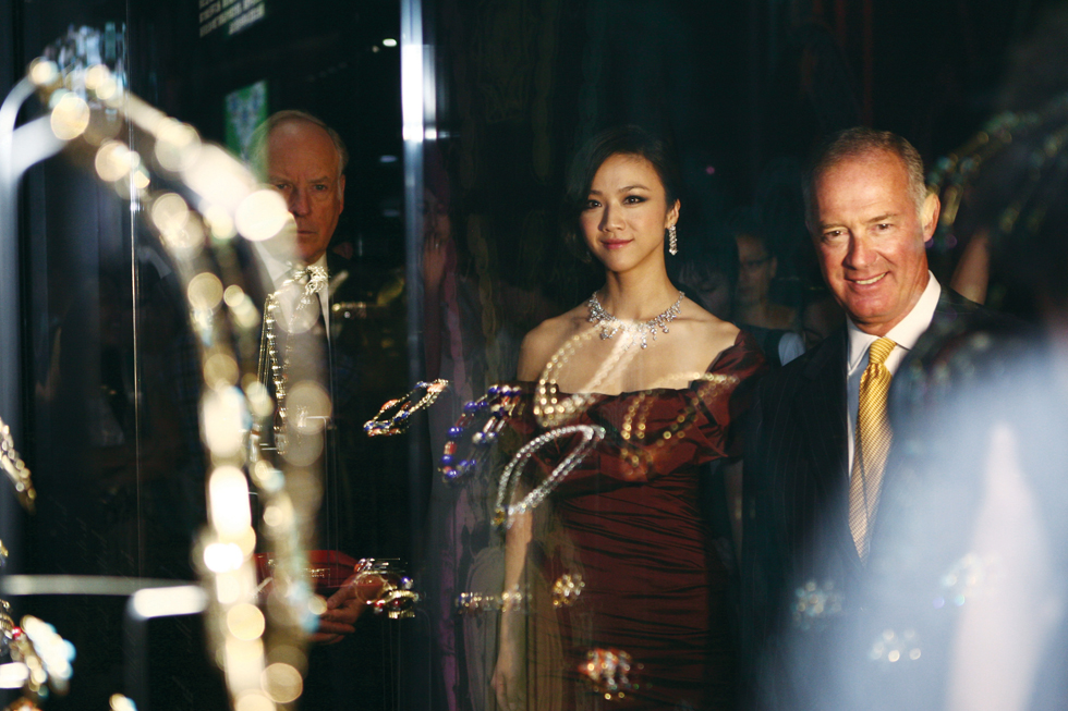 Mr.Nicola Bulgari (left) and Tang Wei (middle) and Mr.Francesco Trapani-----