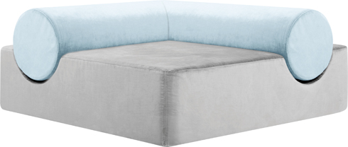 chauffeuse angle Jimmy 115x115x30cm-----