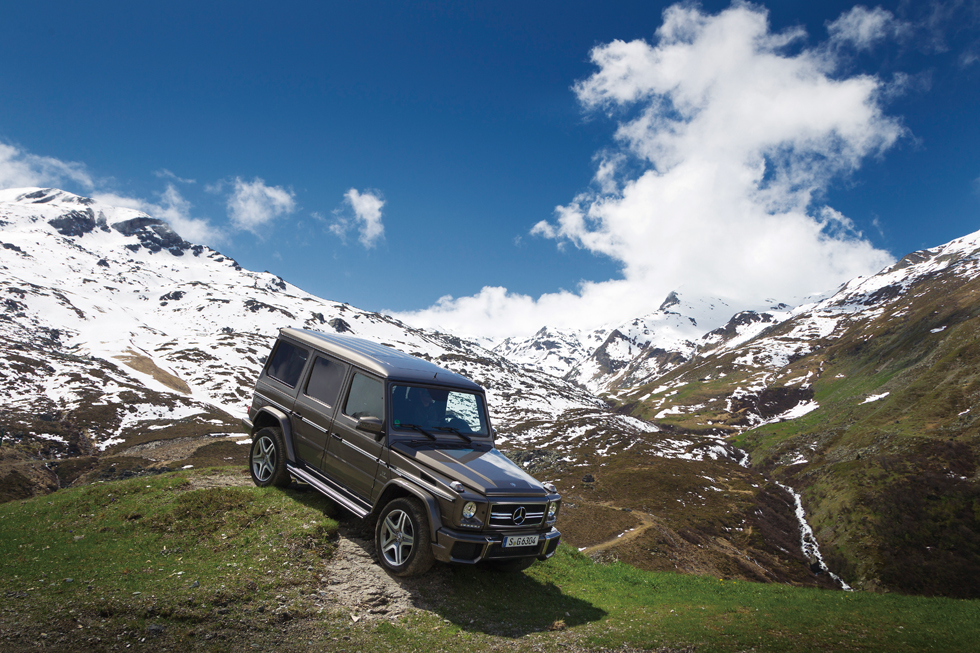 Fahrveranstaltung G63AMG in LaCluzas 2012